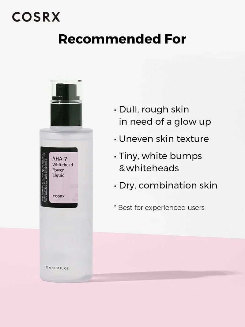 Cosrx AHA 7 Whitehead Power Liquid 100ml سائل كوسركس AHA 7 وايت هيد باور - Image 5