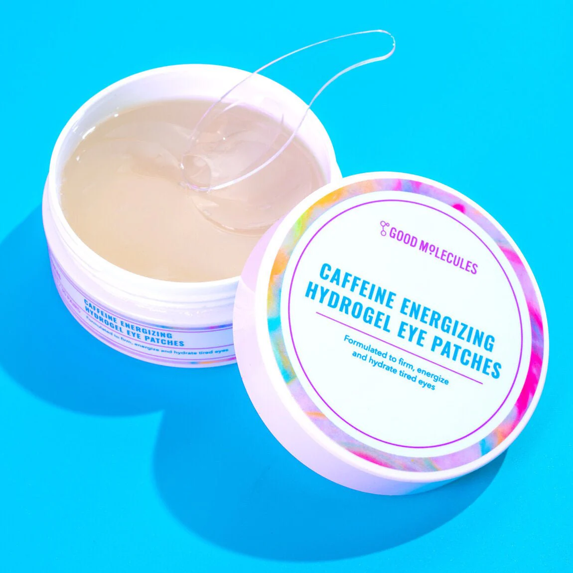 Good Molecules Caffeine Energizing Hydrogel Eye Patches (60 Patches) باتشات العين الهيدروجيل المنشطة بالكافيين من جود موليكولز - Image 3